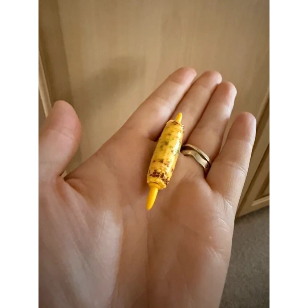 Mini elote dollhouse toy collectible corn